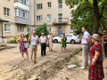 Александр Резников проконтролировал ход работ по благоустройству округа
