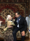 Депутат Галетов поздравил жительницу Ставрополя с вековым юбилеем